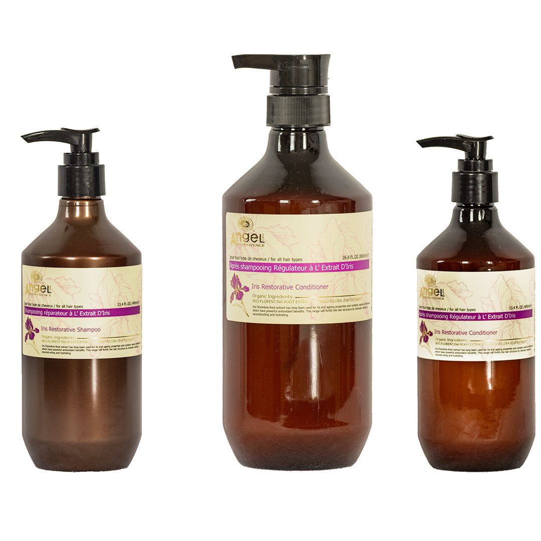 Angel En Procence Iris Restorative Product Series all bottles